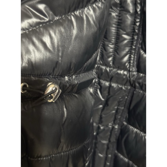 GUESS Mica Metallic Puffer Jacket Women's Medium No Hood - Picture 5 of 13